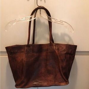 Bed Stu Rich Brown Leather Tote